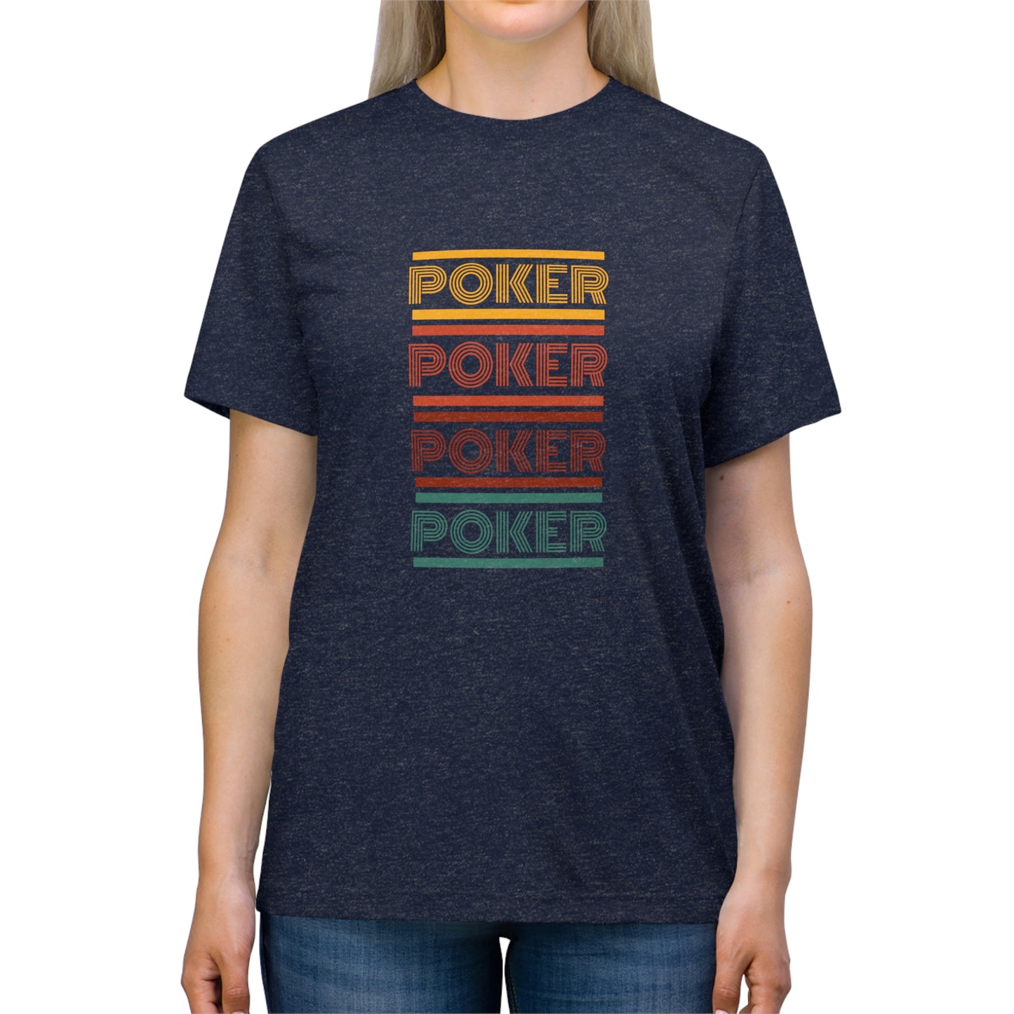 Retro Poker Now Triblend Tee