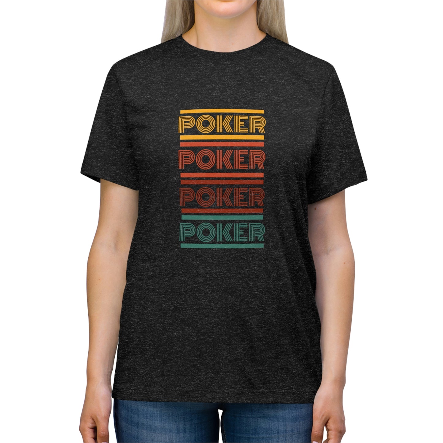 Retro Poker Now Triblend Tee