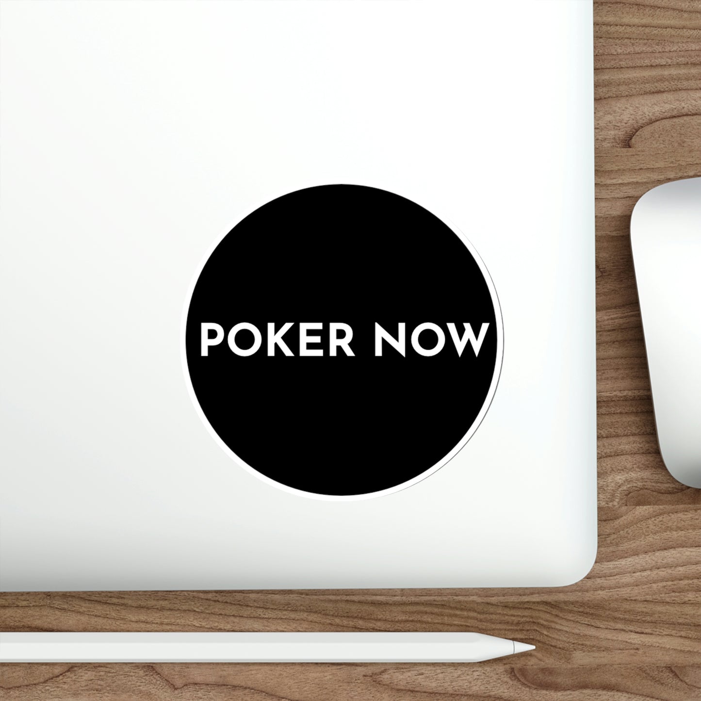 Die-Cut Poker Now Stickers